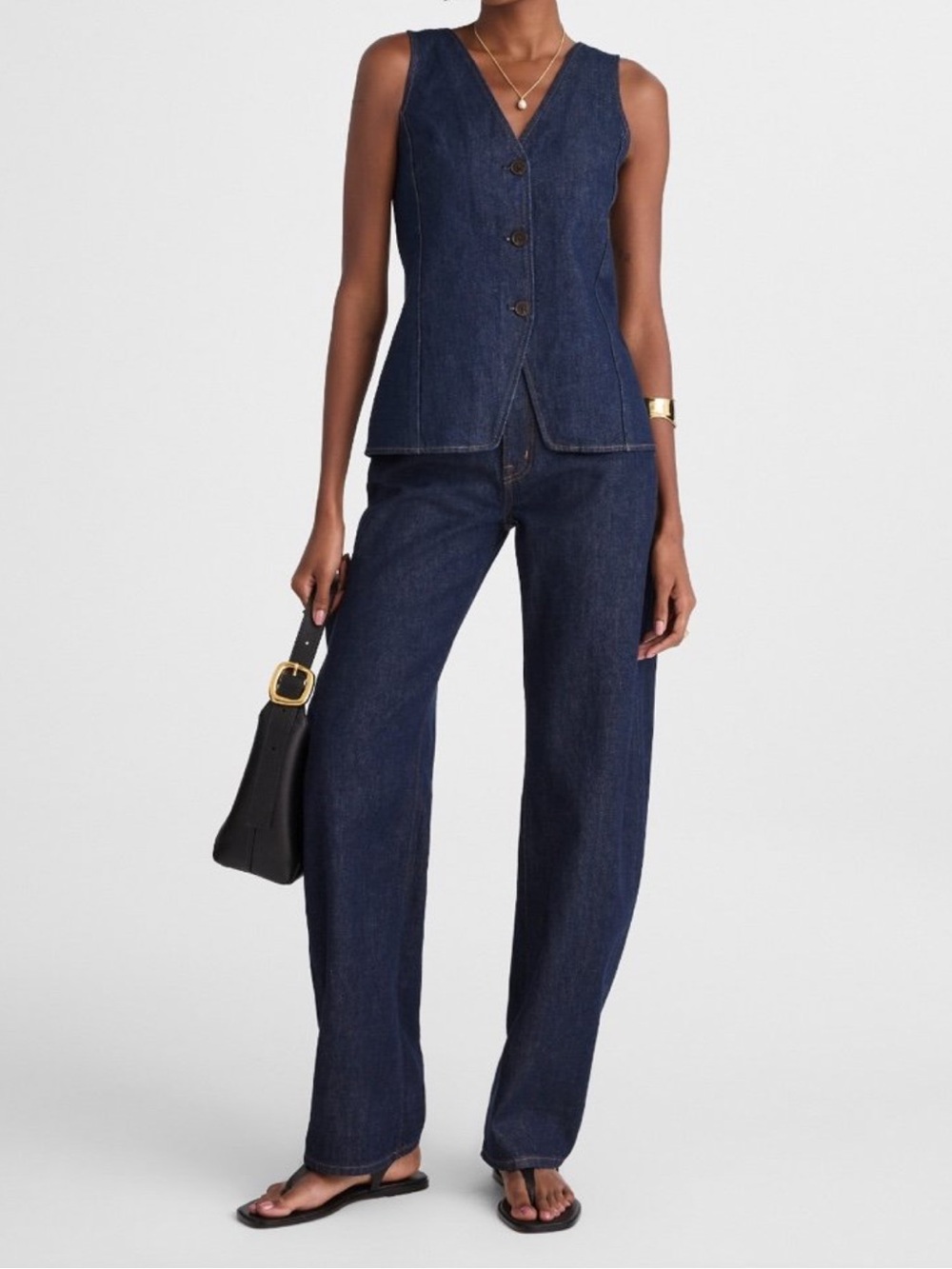 Madewell The Balloon Jeans Dark Wash High Rise Rigid Denim Women Size 29